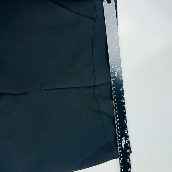 Trina Turk Black Straight Leg Pants Exposed Gold Zipper Size 4‎ - Picture 4 of 11